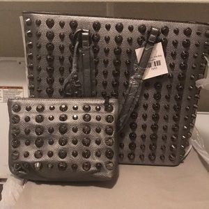 Traci Lynn Stud and Chic tote and pouch